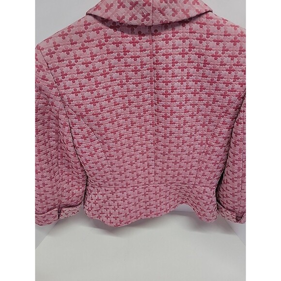 Liz Claiborne 90s Vtg Women's‎ Long Sleeve Pink Button Up Blazer Sz 8 - Picture 11 of 13